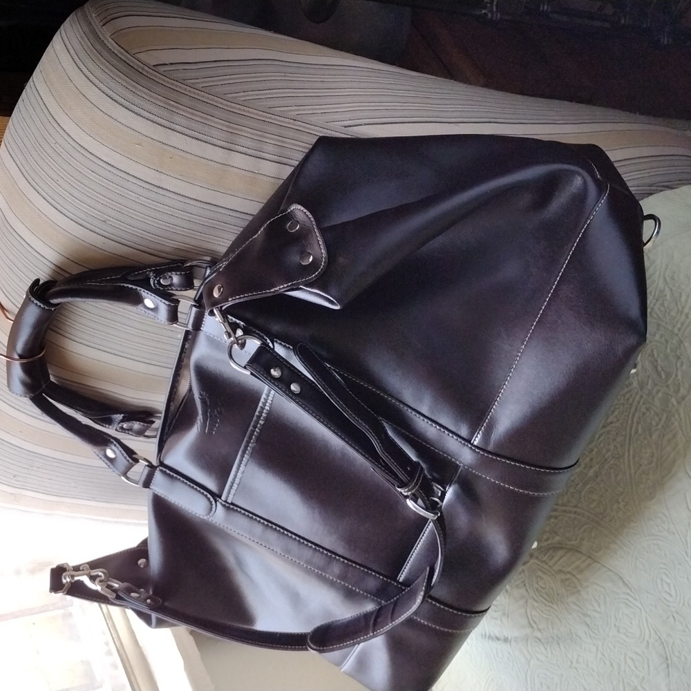 Barrington Brown Vegan Leather Men's Bag